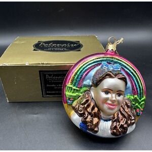KURT ADLER POLONAISE DOROTHYWITH RAINBOW ORNAMENT WIZARD OF OZ AP1214 4.5"